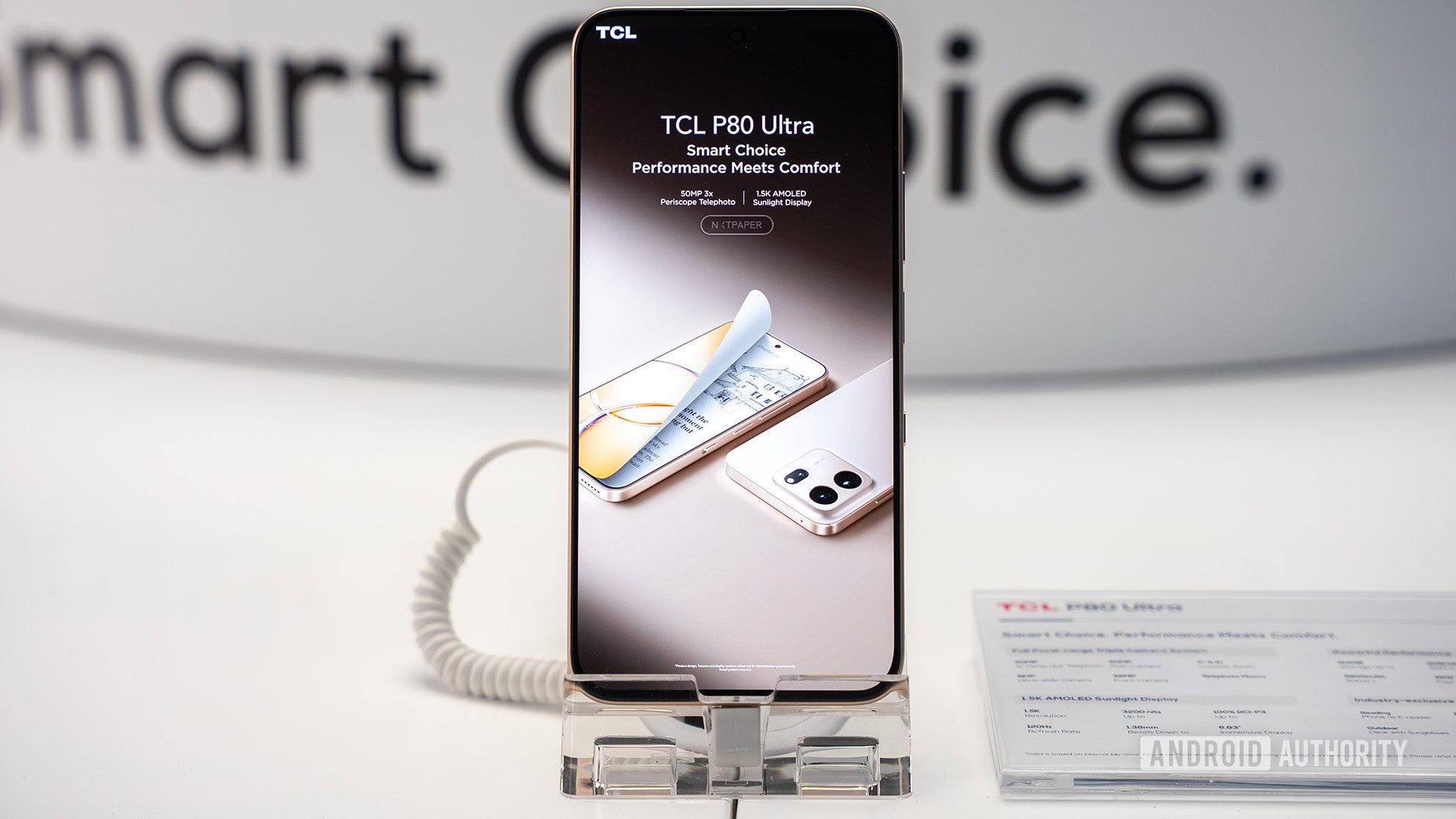 TCL P80 Ultra display TCL P80 Ultra display