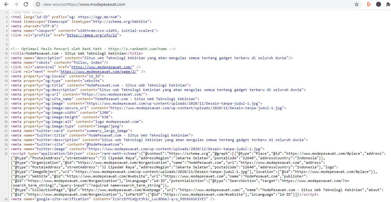 Atau kamu juga bisa menggunakan shortcut ctrl + . 2 Cara Inspect Element Di Android