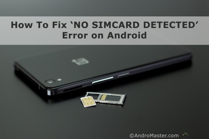 Mengatasi sim card tidak terdeteksi di hp android
