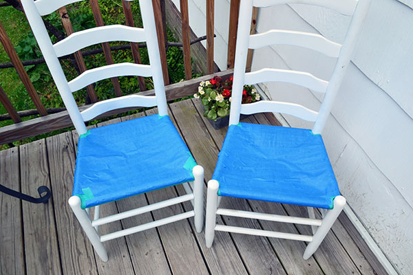 Taping Dining Room Chairs Angie S Roost