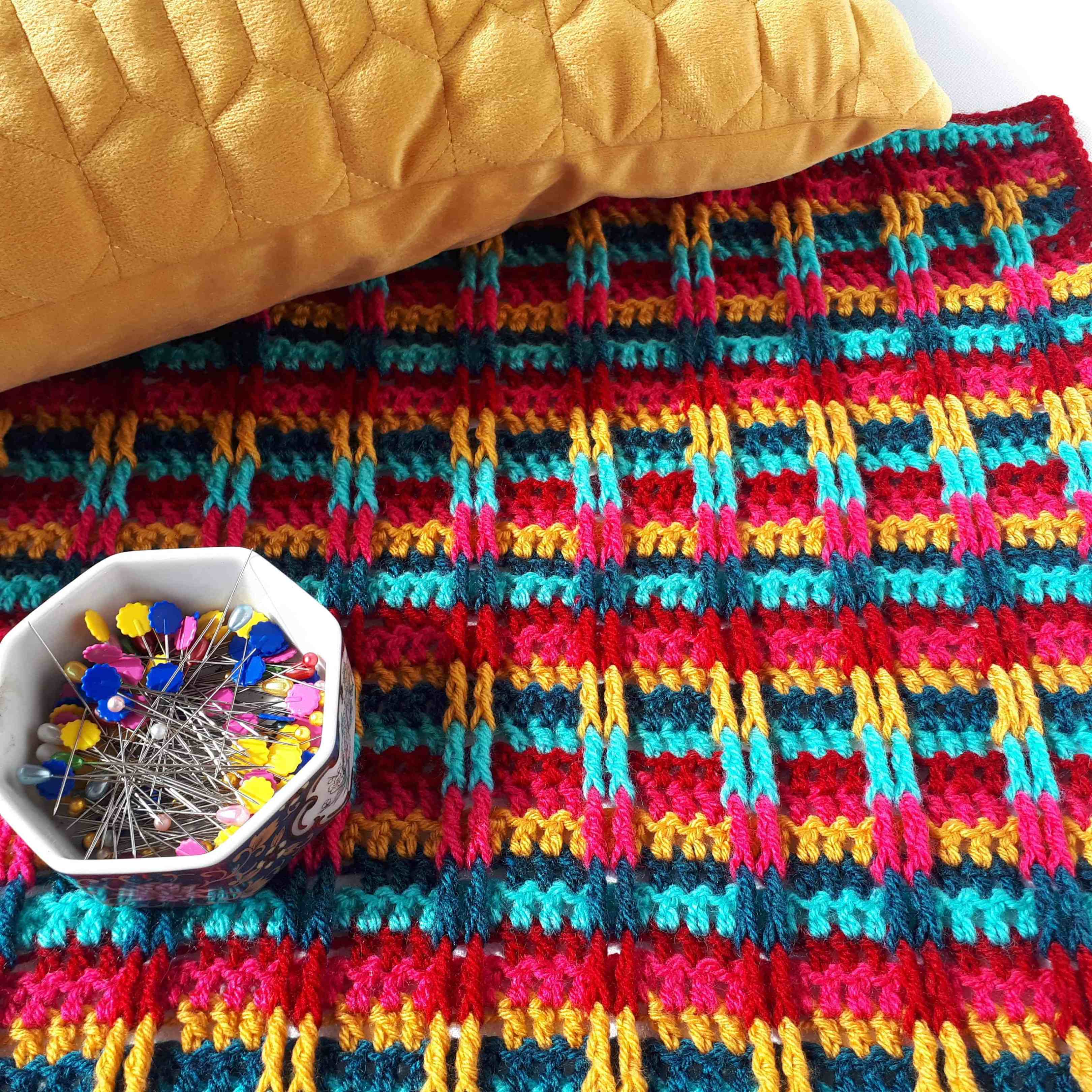 Boho Pillow - Free Crochet Pattern - Annie Design Crochet
