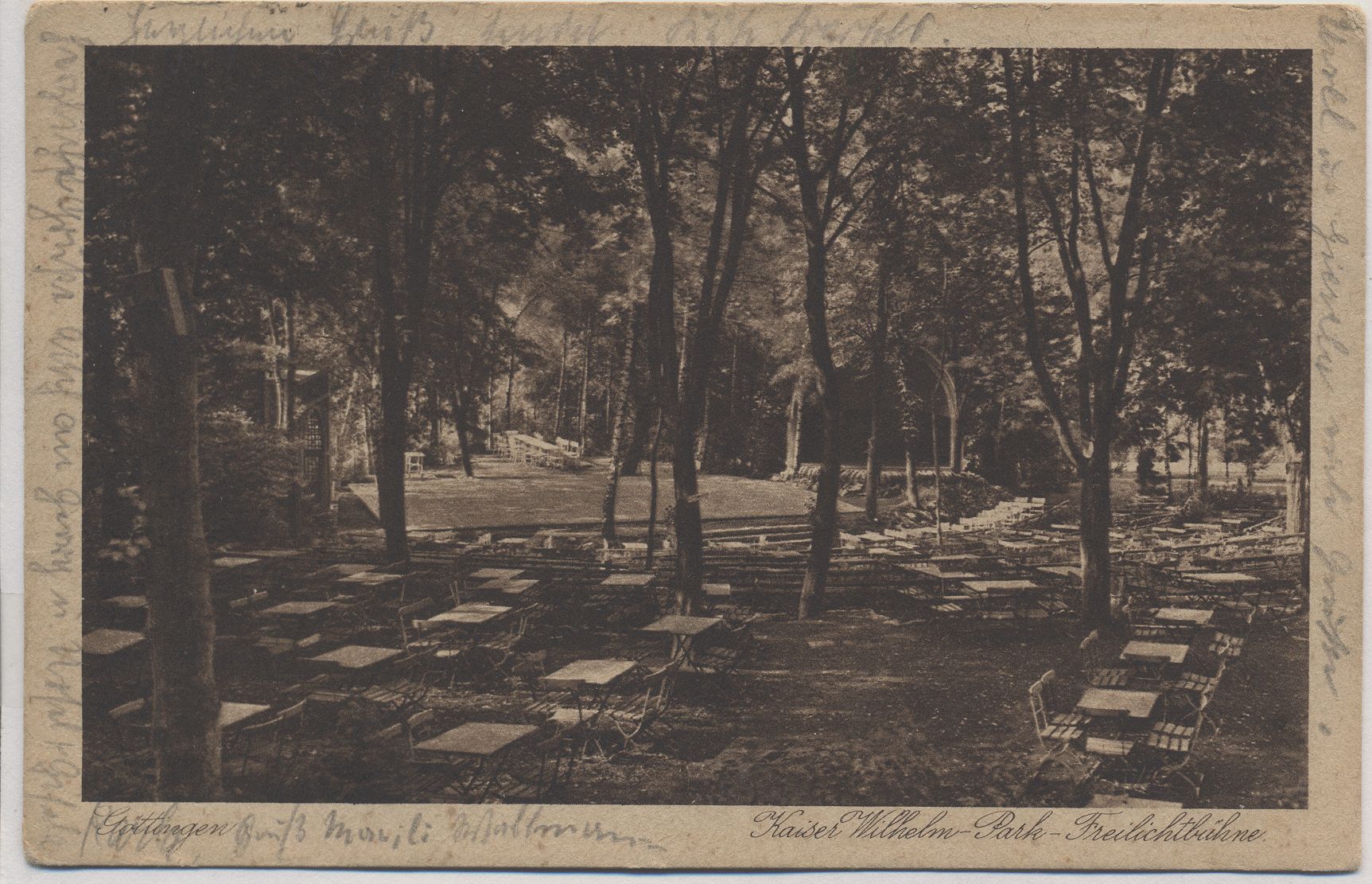 Gottingen Kaiser Wilhelm Park Freilichtbuhne Ansichtskarten Markt Kaufen