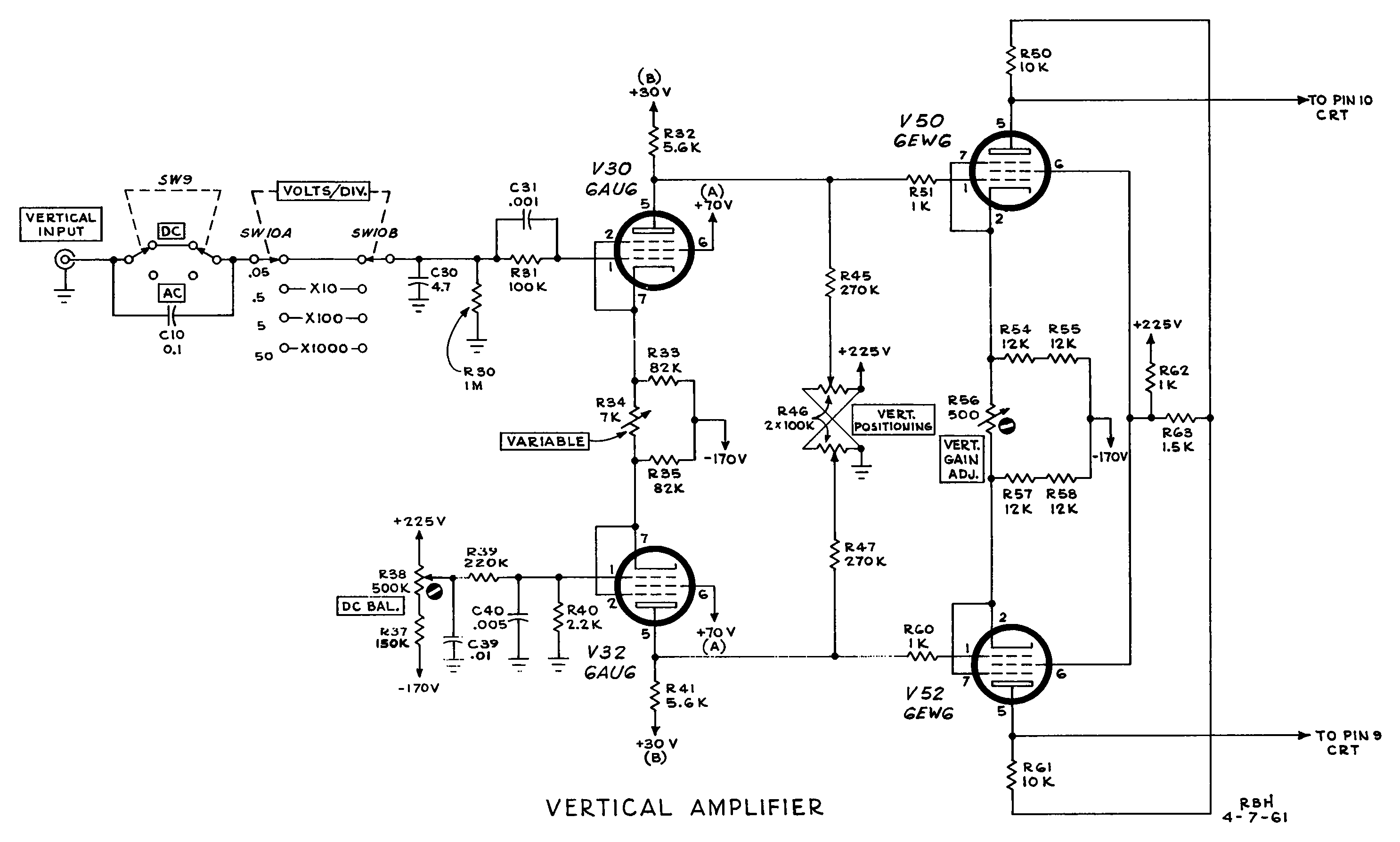 El84 Push Pull Amplifier Schematics Circuit Diagram