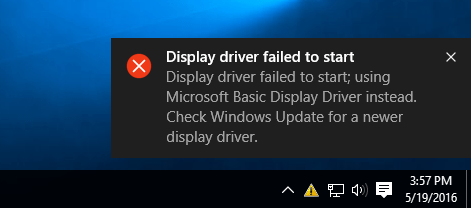 Cara mudah mengatasi error a required cd/dvd device driver is missing saat install windows 7, 8, 10 dari cd dan flashdisk usb load river. Memperbaiki Error Display Driver Failed To Start Di Windows 10