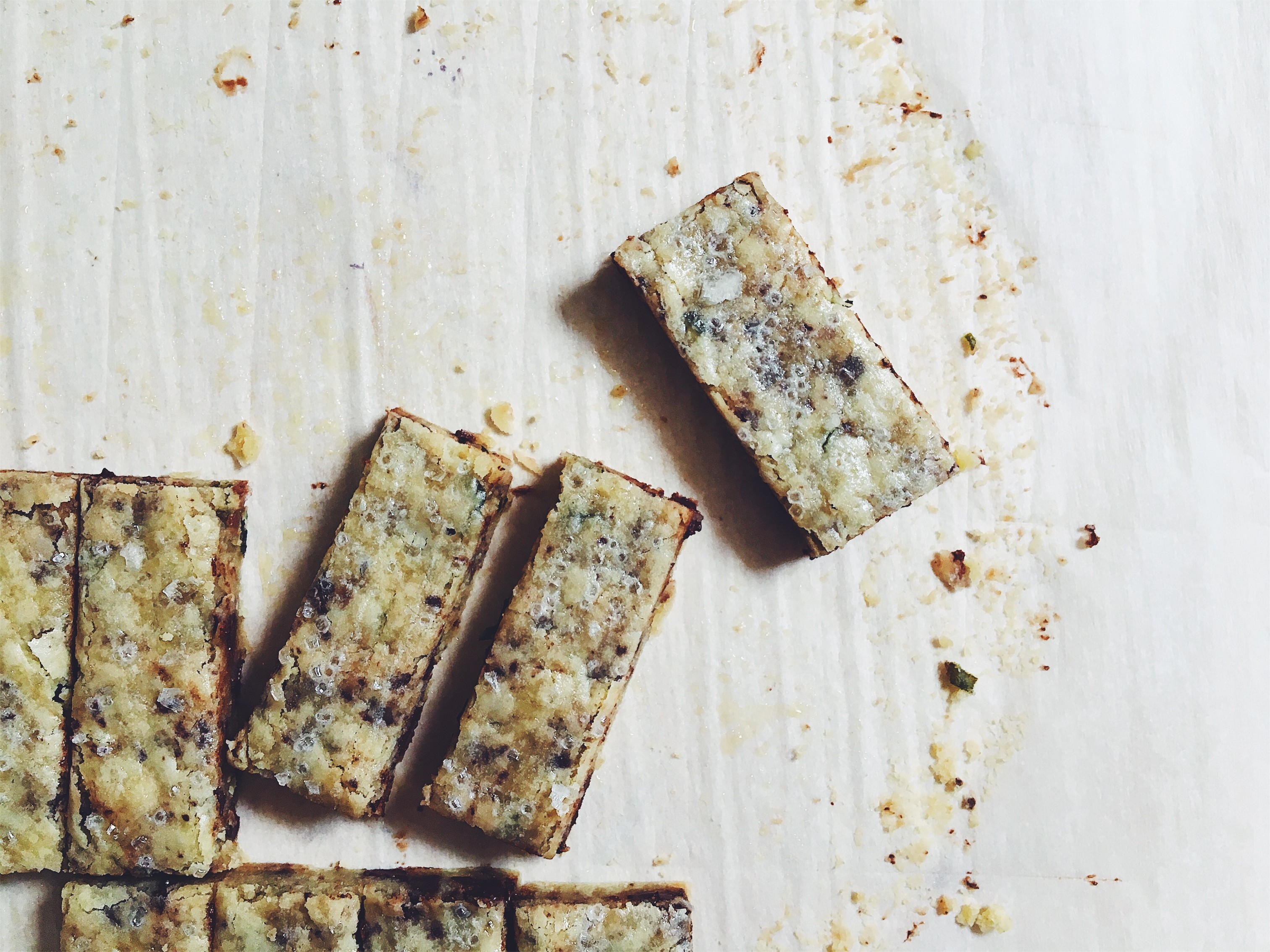 Olive Oil, Basil, and Chocolate Shortbread Appeasing a Food Geek