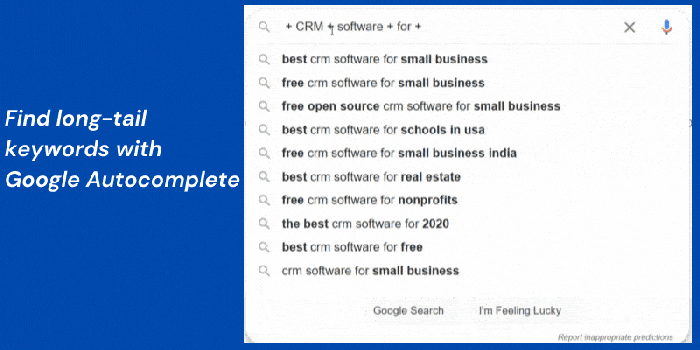 Seo keywords for software company