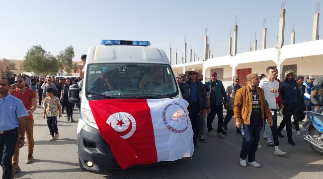 تشييع جنازة الفقيد جاد الهنشيري بأم العرائس