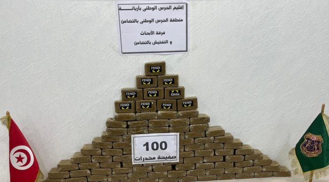 حجز 100 صفيحة من الزطلة داخل منزل بالتضامن
