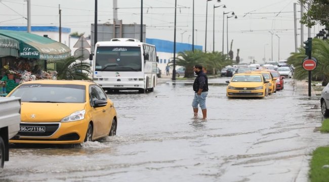 كميات الأمطار المسجلة في تونس خلال 24 ساعة