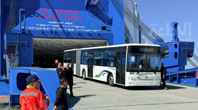 وصول 158 حافلة جديدة من الصين إلى تونس 