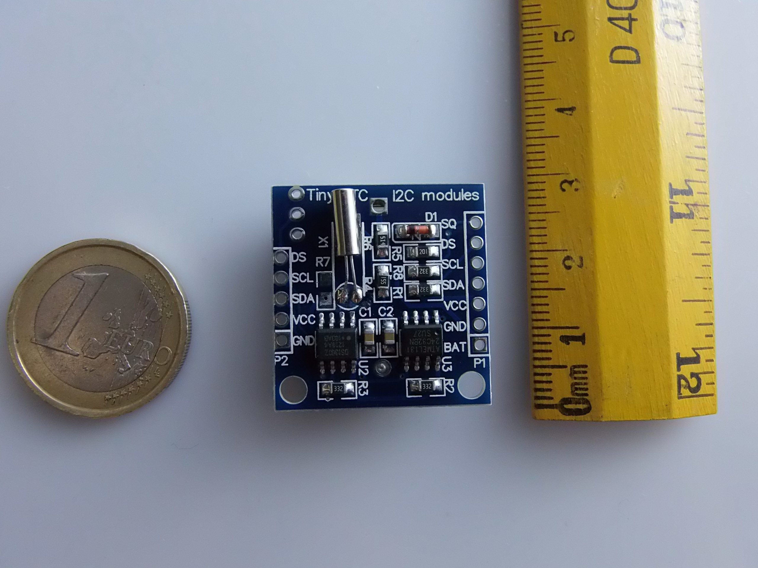 Arduino Real Time Clock Modulo  I2C RTC DS1307 AT24C32 Real Time Clock Modulo For AVR ARM PIC SMD + Batteria Arduino Real Time Clock Modulo I2C RTC DS1307 AT24C32 Real Time Clock Modulo For AVR ARM PIC SMD + Batteria
