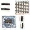 Microcontroller MAX7219 dot matrix Modulo control Display DIY KIT