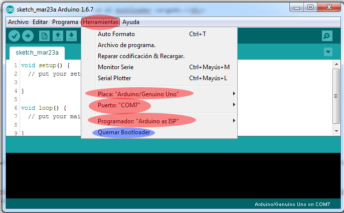 Como gravar o bootloader num ATMega328P - Arduino Portugal