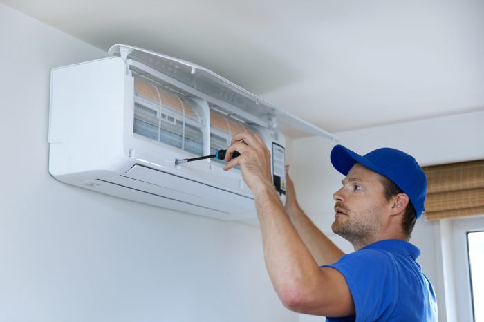 Replace air conditioning unit
