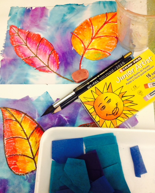 Fall Leaves Art Lesson Art Teacher in LA