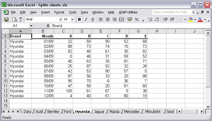 how to split data table into multiple worksheets and save time asap utilities blog