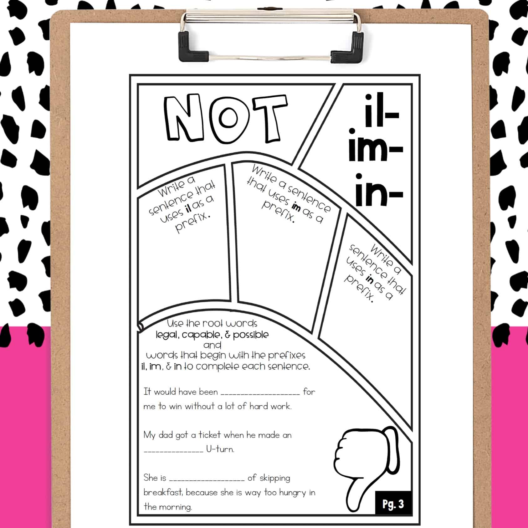 Then circle the prefixes and define them. 5 Ways To Teach Prefixes And Suffixes Ashleigh S Education Journey