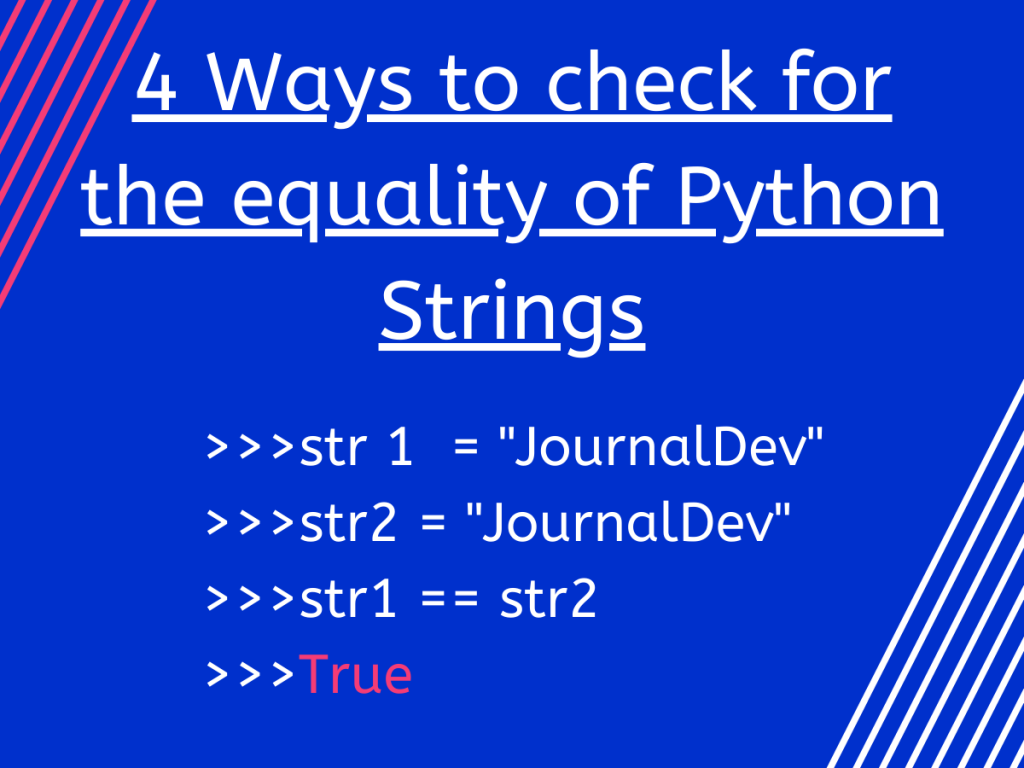 We can also use string formatting to print a % sign with a string variable inside a single print() function. String Equals Check In Python 4 Easy Ways Askpython