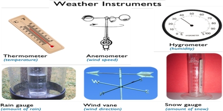 The most common instrument is the thermometer. Weather Instruments Assignment Point