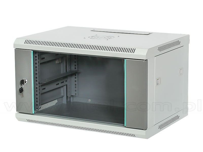 Our range of 6u wall mount data cabinets offer great quality at a very reasonable price. 6U rack cabinet 19", wall-mounted, LC, glass door