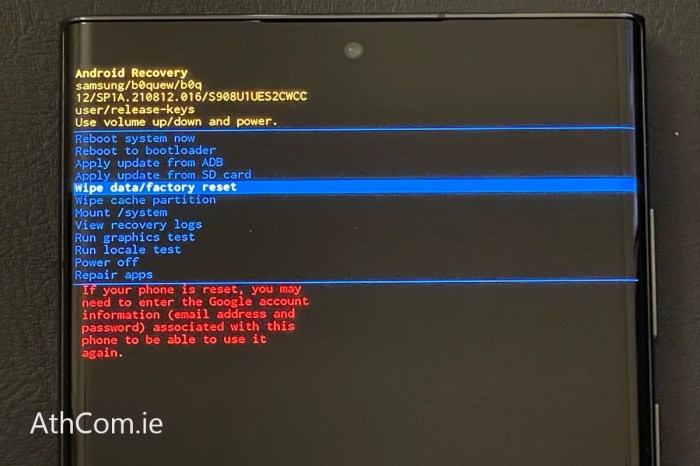 How to reset your android phone to factory settings