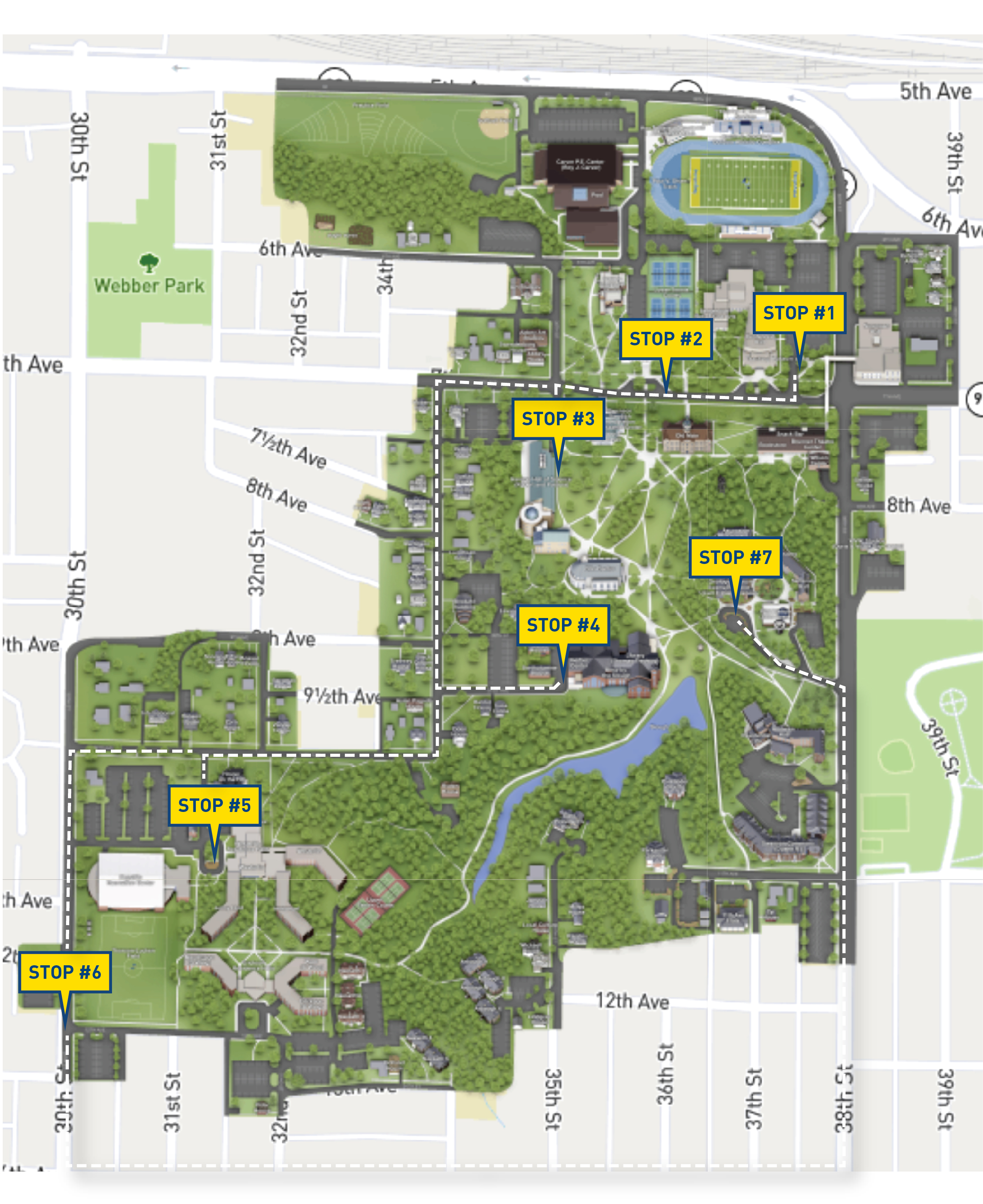 pix Augustana University Campus Map augustana college