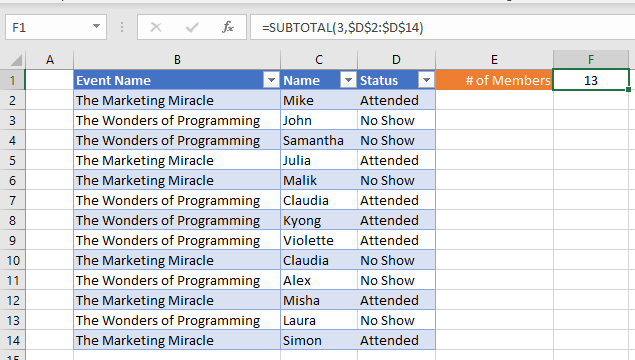 It indicates which function should be used to calculate the subtotals within a given list. Subtotal If Formula Excel Google Sheets Automate Excel