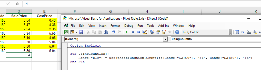Countif vba. Countif vba