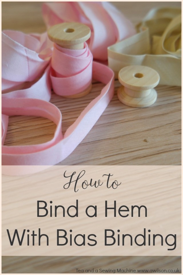How to Sew a Hem With Bias Binding Tea and a Sewing Machine How to Sew a Hem With Bias Binding Tea and a Sewing Machine