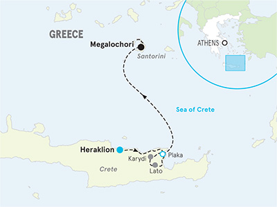 Guadalajara is mexico's second largest city, but its historical center can easily be explored on foot. Greece Hiking Biking Tour Santorini Crete Backroads