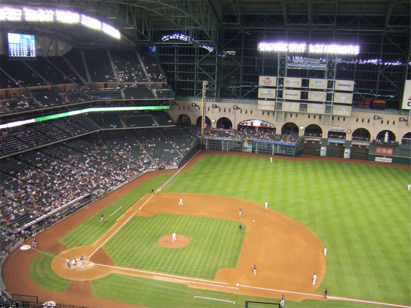 Once upon a time, it was easy to teach the world to sing. Minute Maid Park, Houston Astros ballpark - Ballparks of