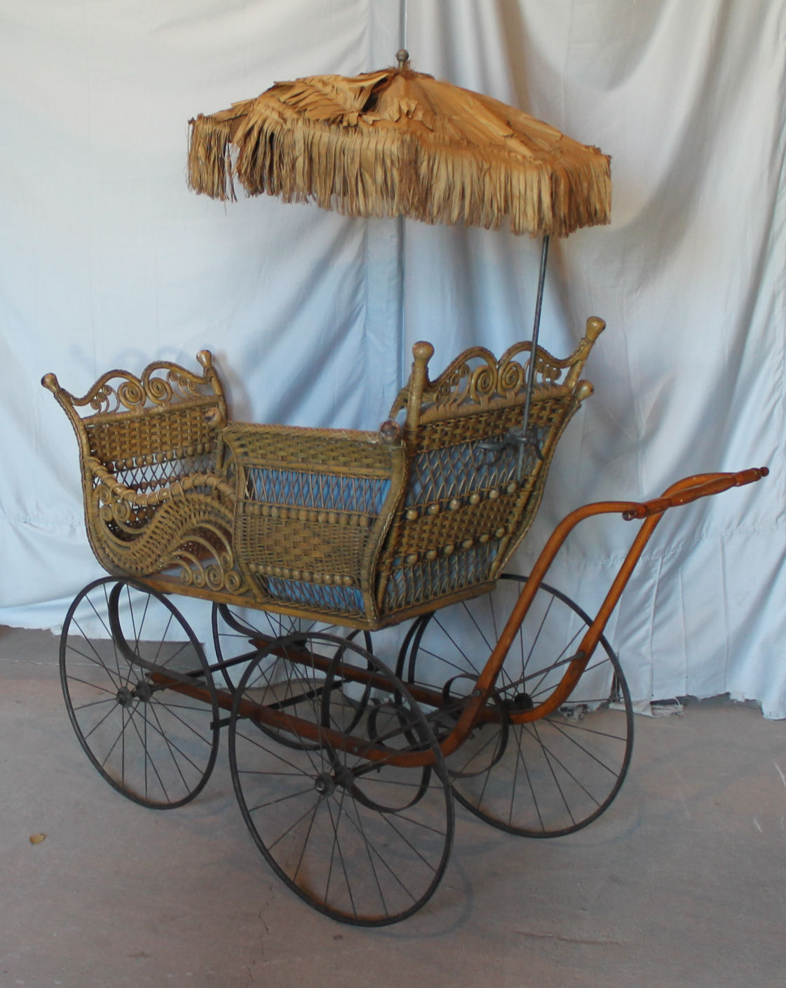 When your bathtub gets old and nasty you have a few options to fix it. Bargain John's Antiques | Antique Large Wicker Baby