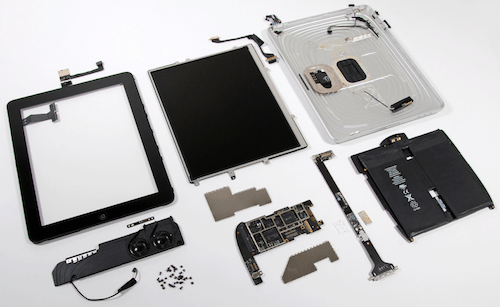 Ist wie mit einem auto. iFixit zerlegt das iPad: So sieht Apples Tablet von innen