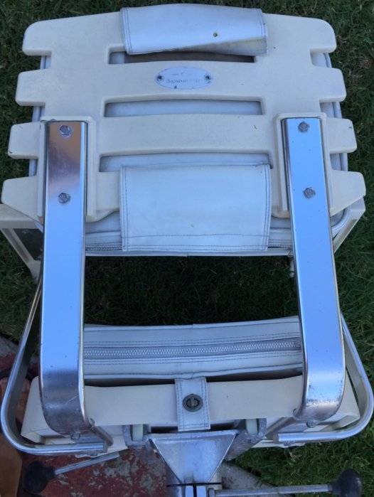Looking for new and used marine parts and fishing gear in fort lauderdale? Pompanette Ladder Back Helm Chair Seat - $100 | Saltwater