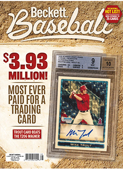 This guide is widely credited for ushering in the modern sports card collectibles market. Beckett Baseball 176 November 2020