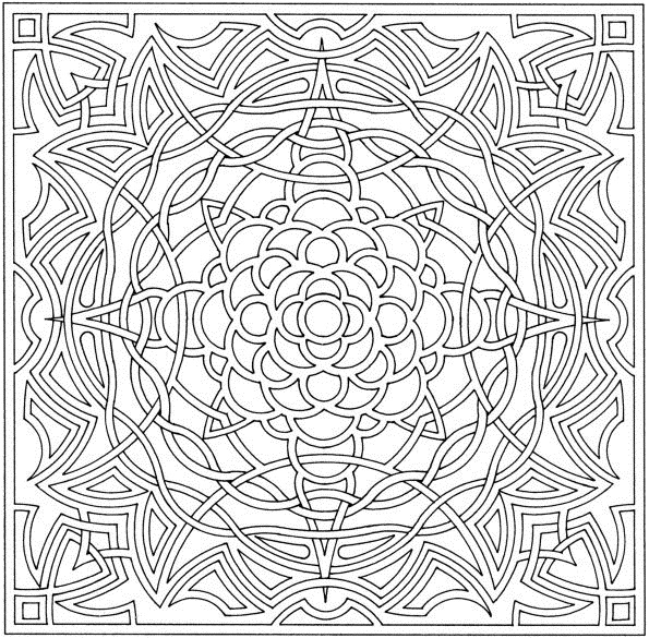 free printable abstract coloring pages for kids