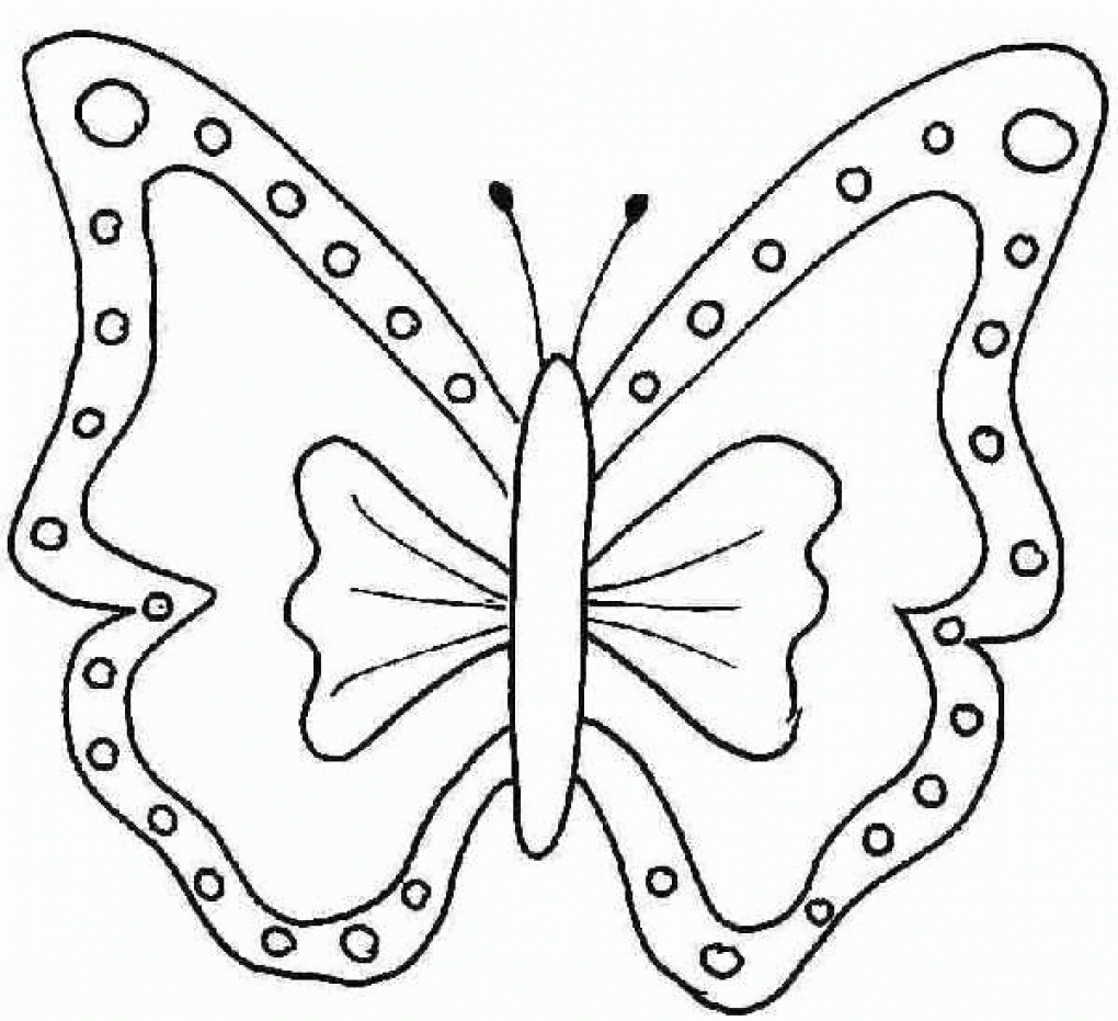 free printable butterfly coloring pages for kids