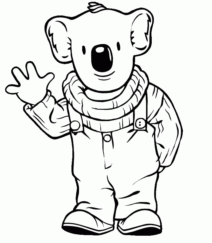 free printable koala coloring pages for kids