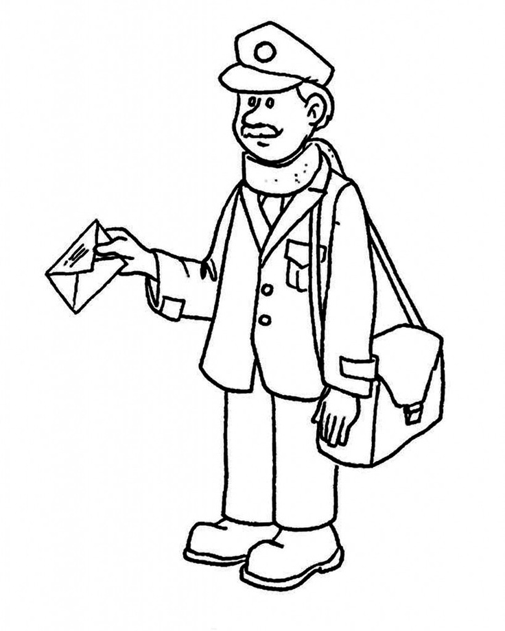 free printable community helper coloring pages for kids