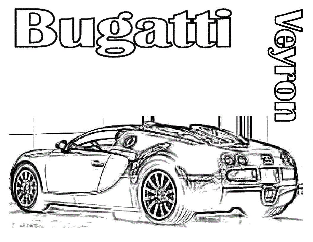 Bugatti's 16·4 veyron supercar was on display in frankfurt, in an evolutionary stage that is much closer to production. Free Printable Bugatti Coloring Pages For Kids