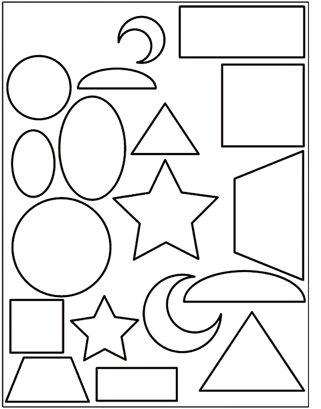 Rectangle coloring page is one of thousands of beautiful high quality pictures in this collection for coloring kids. Free Printable Shapes Coloring Pages For Kids