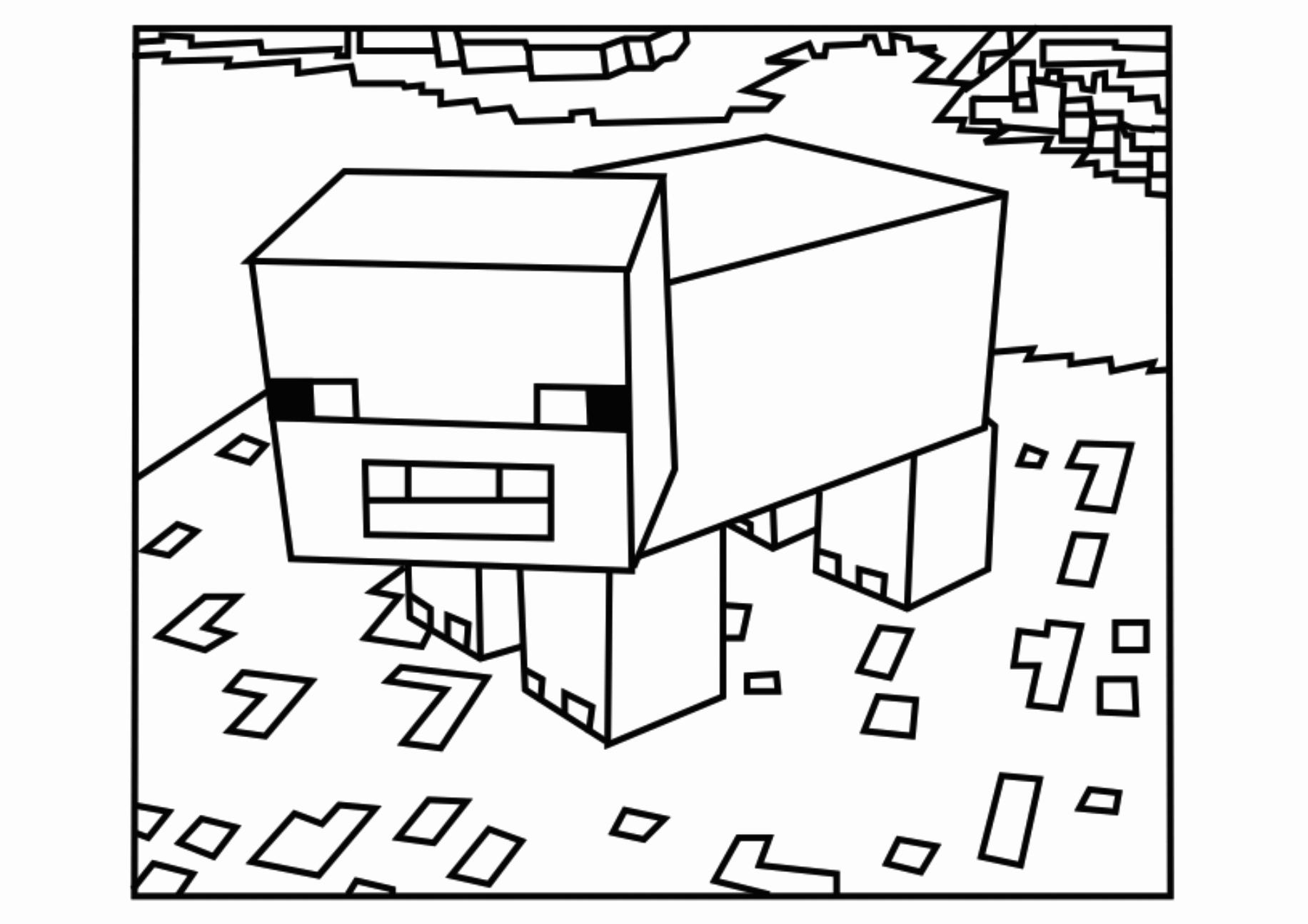 minecraft coloring pages best coloring pages for kids