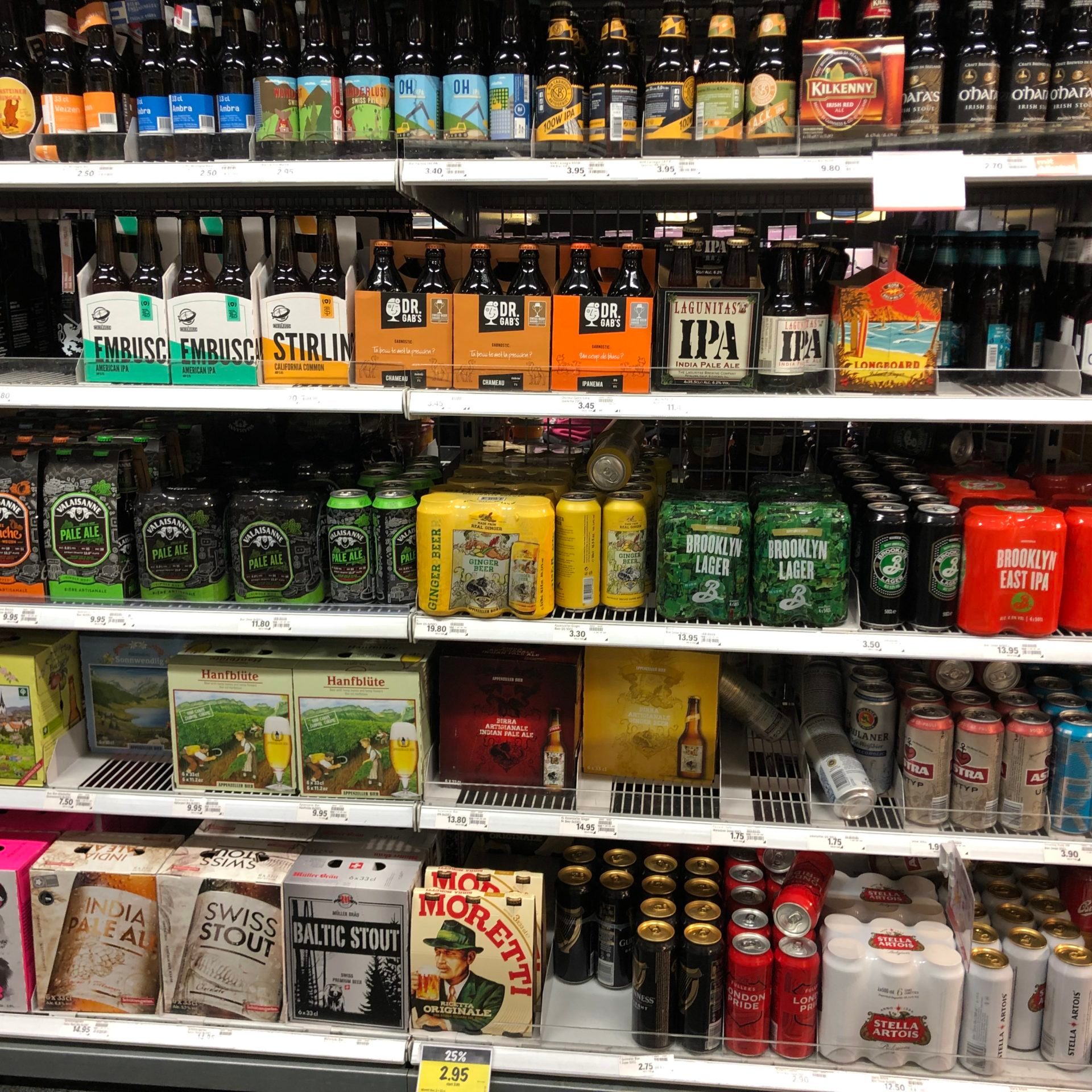 Craft-Bier aus Dose und Flasche