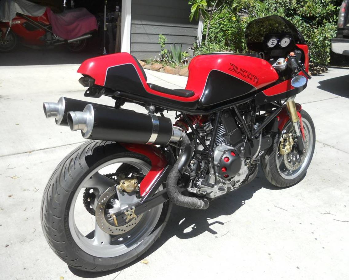 Clean & Classy 1997 Ducati 900SS Cafe Racer Bikeurious