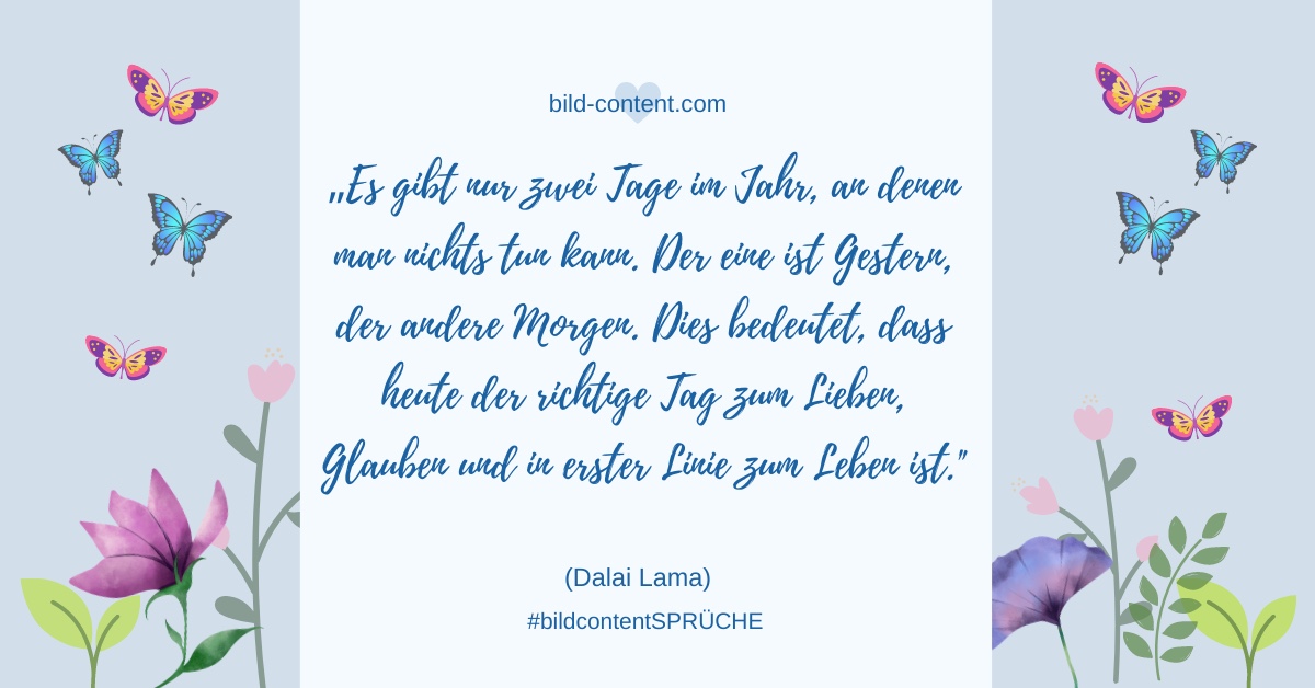 Leben Dalai Lama Zitat Bild Content Com