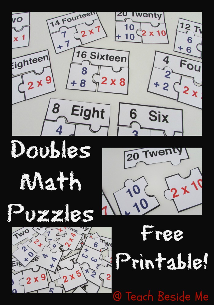 free doubles math puzzles printable blessed beyond a doubt