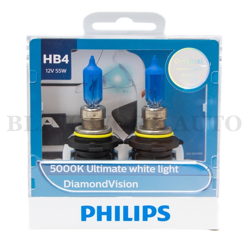 With a 5000k colour temperature, this product is specifically designed for styling, so it's not the best choice if you're looking for more light output, nor is . Philips HB4/9006 Diamond Vision 5000K White Halogen Bulbs