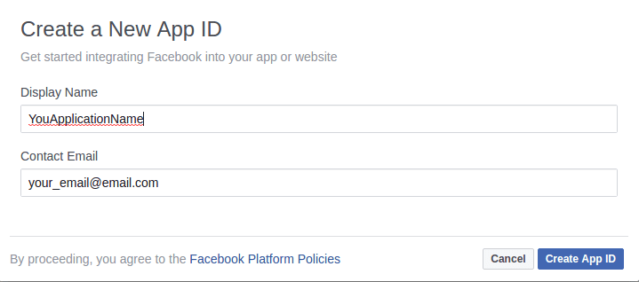 Name the application