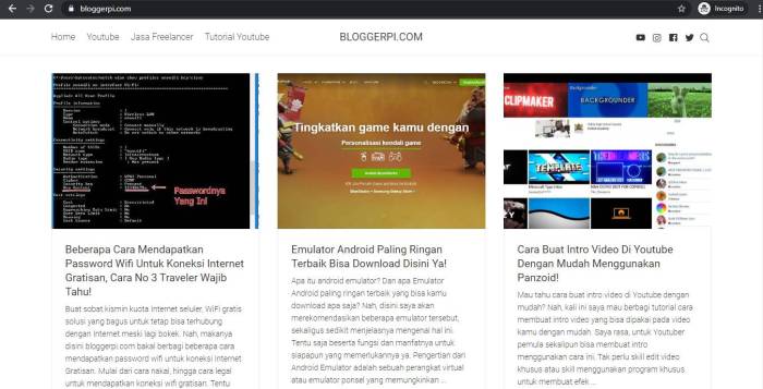 Menampilkan random text di blog