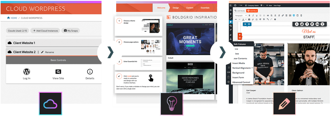When creating a website, early. WordPress Website Builder | BoldGrid